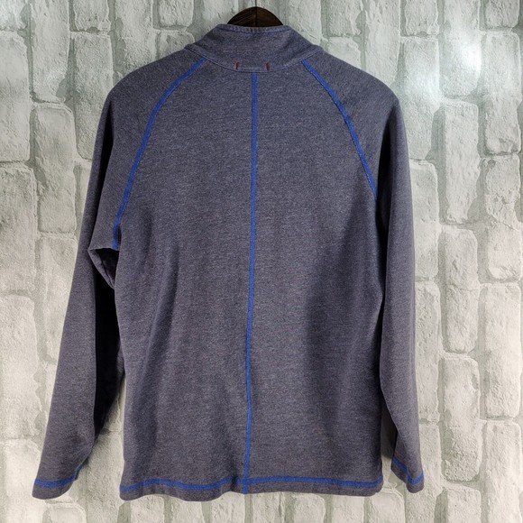 Jake Agave Chillawack Gray 1/4 Zip Mock Neck Pullover Cotton Standard Fit Small - Picture 8 of 10